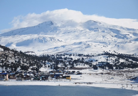 Cabaña Las Cascadas Caviahue invierno