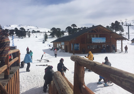 Cabaña Las Cascadas Caviahue invierno