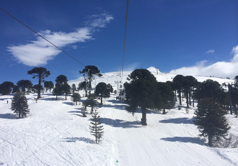 Cabaña Las Cascadas Caviahue invierno